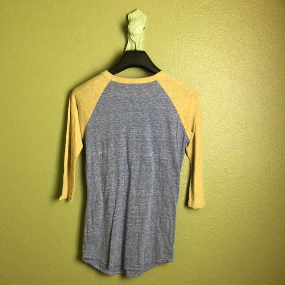🌈 LuLaRoe NWOT Gold & Gray Randy Tee 🌈 - Picture 6 of 6